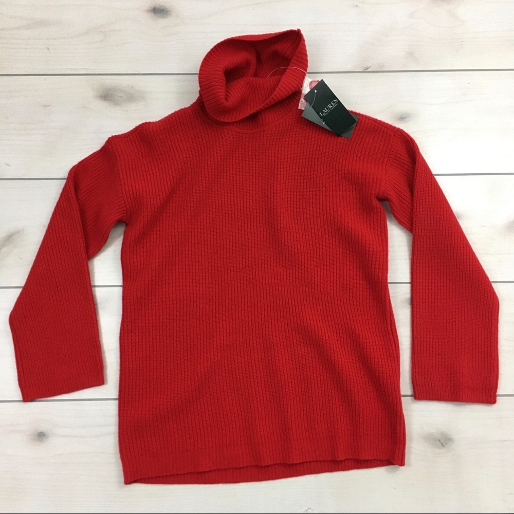 Lauren Ralph Lauren Turtle Neck Mock Neck Sweater